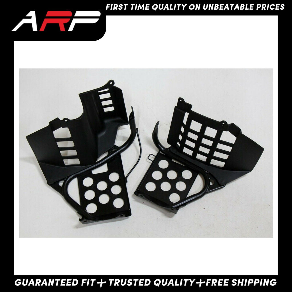 New Heel Plates Black RH & LH Plastic Guards For Yamaha YFZ350 Banshee 1990-2006