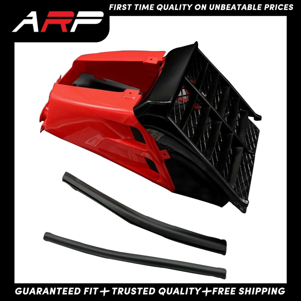 Yamaha Yfz350 Banshee Grill Black with Lite Red Rh - Lh Side Panels 1987-2006