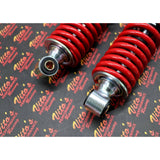 New Red 2X Set Front Shocks ATV Springs For 1987-2006 Yamaha Banshee